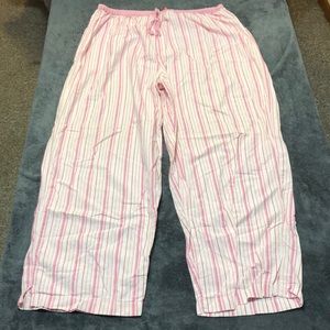 Gloria Vanderbilt sleep ware collection, pink and white, XL